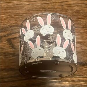 Bath & Body Works Bunny Candle Holder - Pink and White